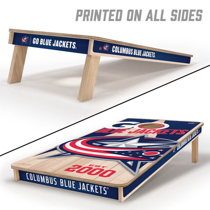 Columbus Blue Jackets 2x4 Cornhole