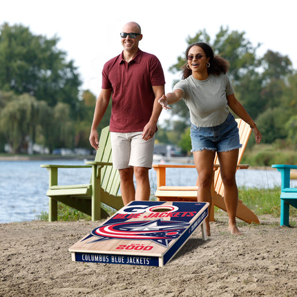 Columbus Blue Jackets 2x4 Cornhole