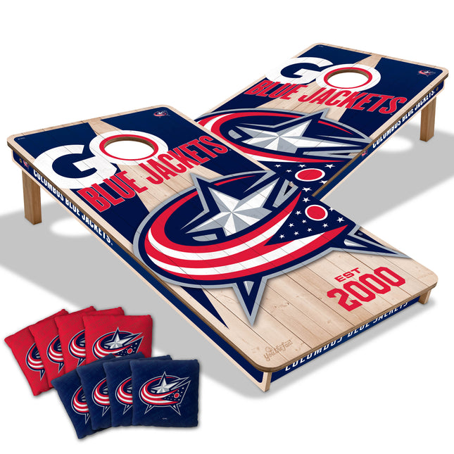 Columbus Blue Jackets 2x4 Cornhole