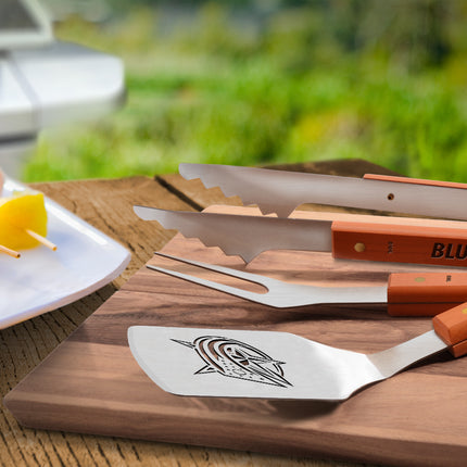 Columbus Blue Jackets Classic Series 3-Piece BBQ Set