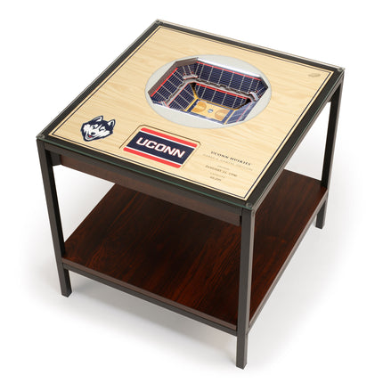 Uconn Huskies 25-Layer StadiumView End Table