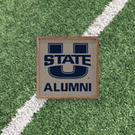 Load image into Gallery viewer, Utah State Aggies Artwork | Utah State Aggies Wall Art (Officially Licensed)Square
