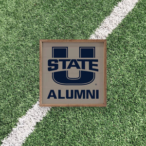 Utah State Aggies Artwork | Utah State Aggies Wall Art (Officially Licensed)Square