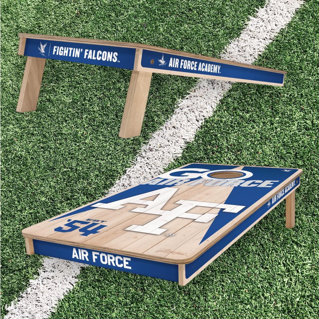 Air Force Academy Falcons Cornhole Boards 2x4 (Officially Licensed)