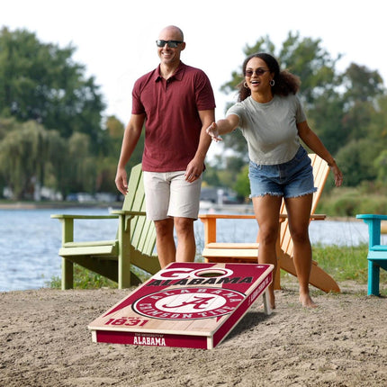 Alabama Crimson Tide Cornhole Boards 2x4 (Officially Licensed)
