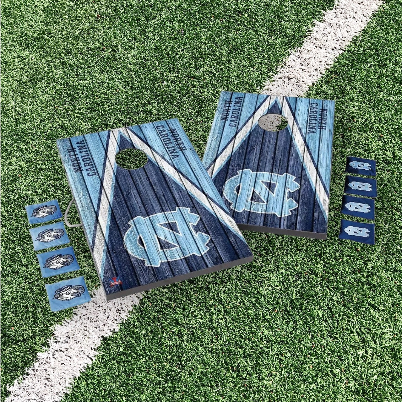 North Carolina Tarheels Cornhole Boards 2x3 | Officially Licensed