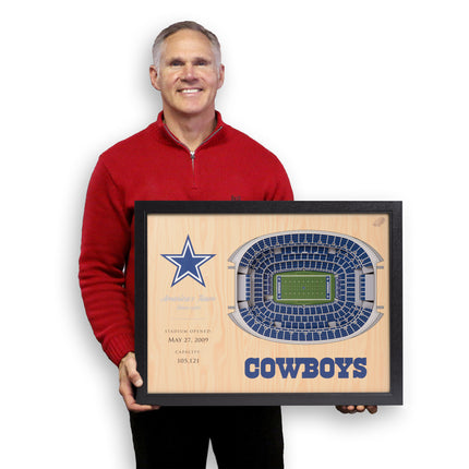 Dallas Cowboys 25 Layer Stadium Art