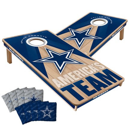 Dallas Cowboys Cornhole Boards 2x4 Slogan Series