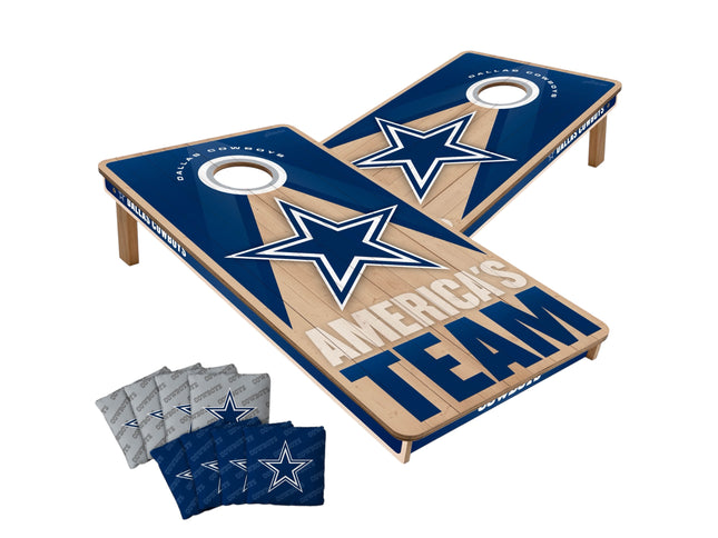 Dallas Cowboys Cornhole Boards 2x4 Slogan Series