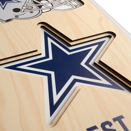 Dallas Cowboys 8x32 3D Stadium Banner