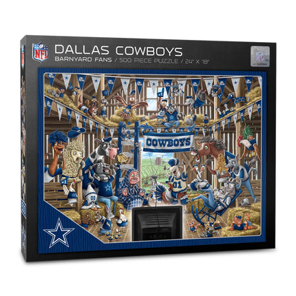 Dallas Cowboys Barnyard Fans Puzzle - 500 PC