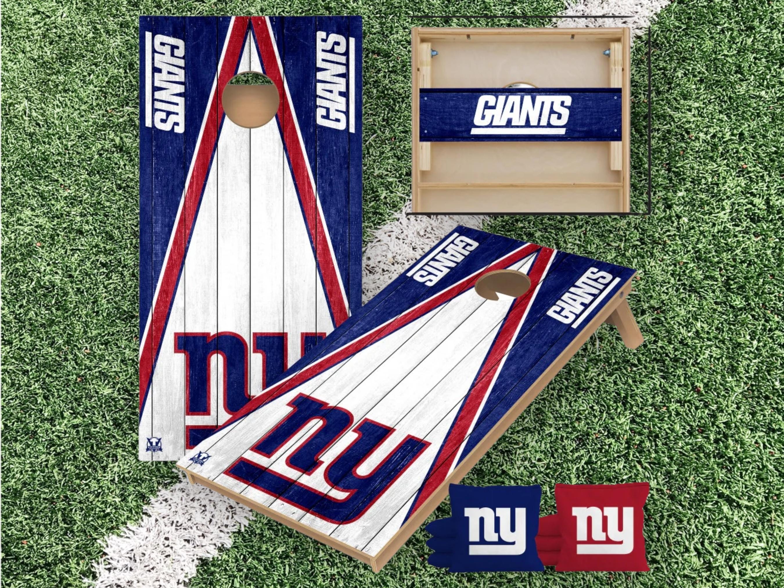 New York Giants Cornhole Boards 2x4 | Officially Licensed