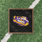 Load image into Gallery viewer, LSU Tigers Artwork | LSU Tigers Wall Art (Officially Licensed)Square
