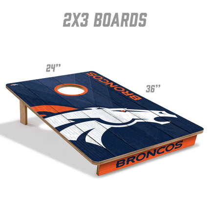 Denver Broncos 2x3 Cornhole Boards
