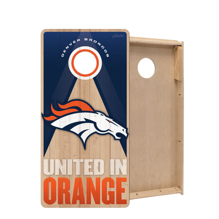 Denver Broncos Cornhole Boards 2x4 Slogan Series