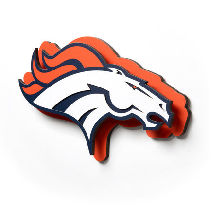 Denver Broncos 3DX Die Cut Logo