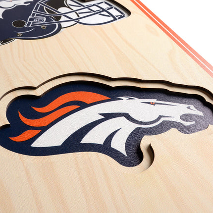Denver Broncos 8x32 3D Stadium Banner