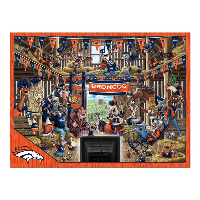 Denver Broncos Barnyard Fans Puzzle - 500 PC