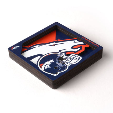 Denver Broncos 3D Logo Series Magnet