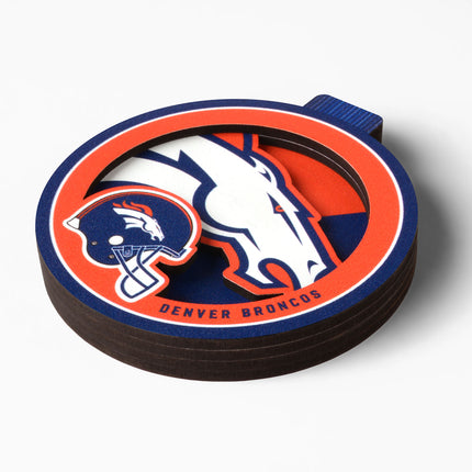 Denver Broncos 3D Logo Series Ornament