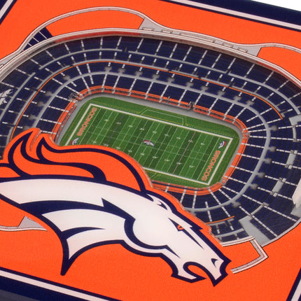 Denver Broncos 3D Stadium View Coasters