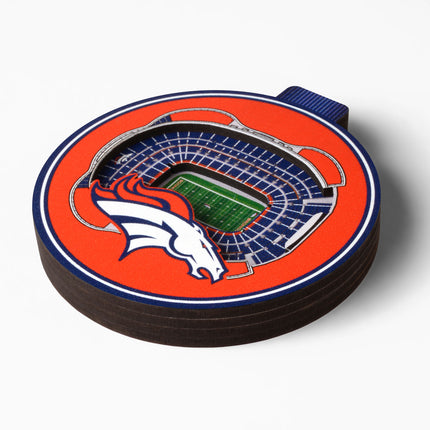 Denver Broncos 3D StadiumView Ornaments