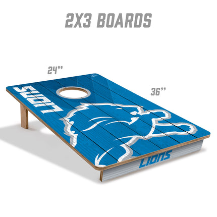 Detroit Lions 2x3 Cornhole Boards