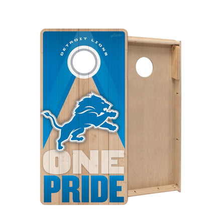 Detroit Lions Cornhole Boards 2x4 Slogan Series