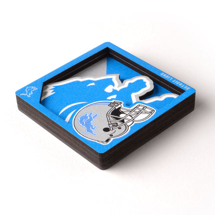 Detroit Lions 3D Logo Series Magnet