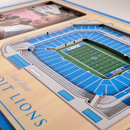 Detroit Lions 3D StadiumView Picture Frame
