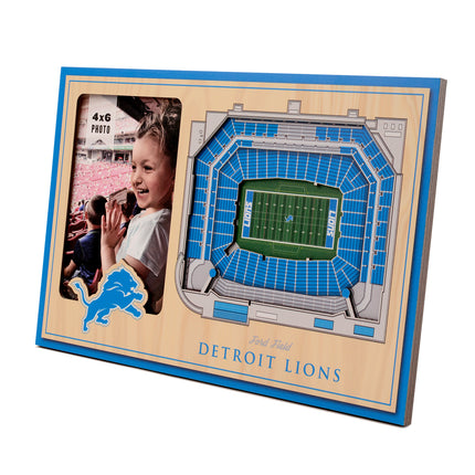 Detroit Lions 3D StadiumView Picture Frame