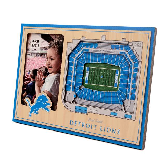 Detroit Lions 3D StadiumView Picture Frame