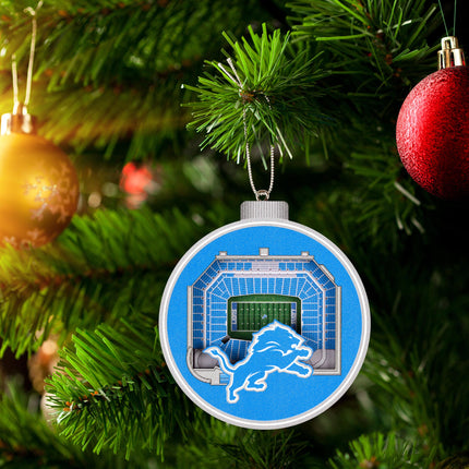 Detroit Lions 3D StadiumView Ornaments