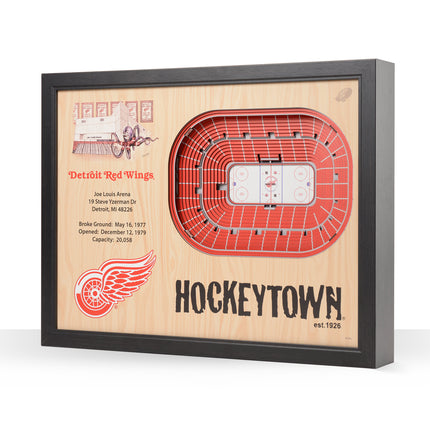 Detroit Red Wings 25 Layer Arena Art