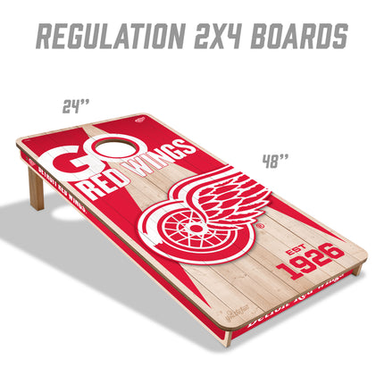 Detroit Red Wings 2x4 Cornhole