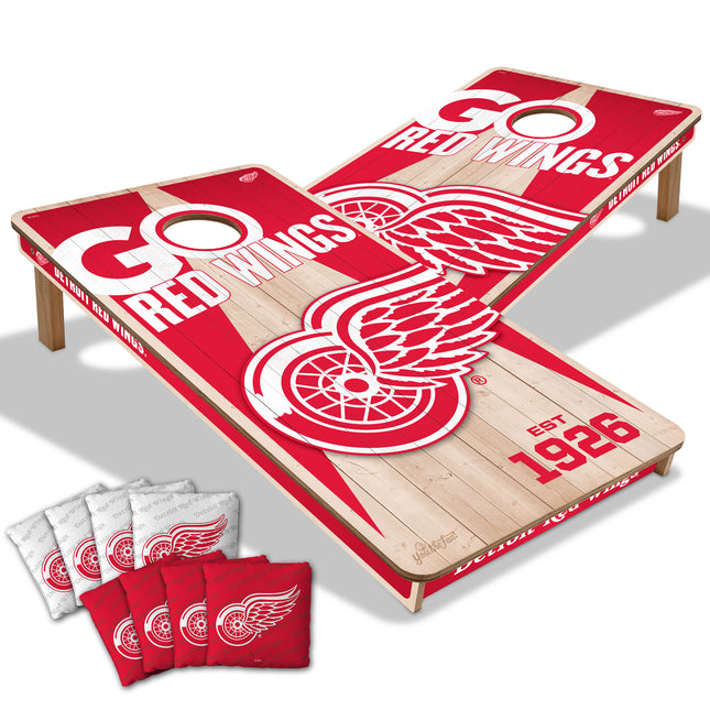 Detroit Red Wings 2x4 Cornhole