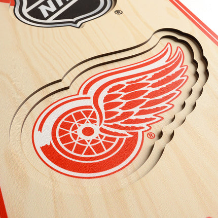 Detroit Red Wings 8x32 3D Stadium Banner