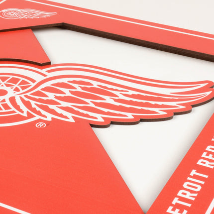 Detroit Red Wings 3D Logo Series Wall Art - 12x12