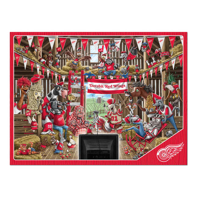 Colorado Avalanche Barnyard Fans Puzzle - 500 PC