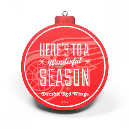Detroit Red Wings 3D Logo Series Ornament