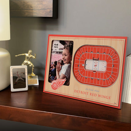 Detroit Red Wings 3D StadiumView Picture Frame