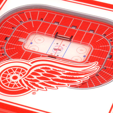 Detroit Red Wings 3D Stadium View Coasters