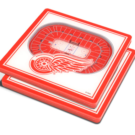 Detroit Red Wings 3D Stadium View Coasters