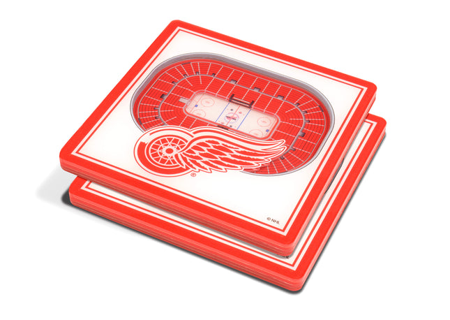 Detroit Red Wings 3D Stadium View Coasters