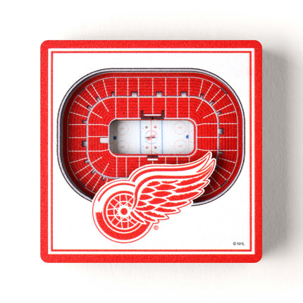 Detroit Red Wings 3D StadiumView Magnets