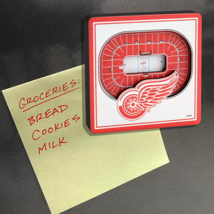 Detroit Red Wings 3D StadiumView Magnets