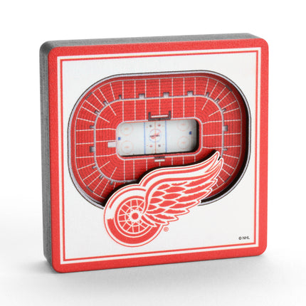Detroit Red Wings 3D StadiumView Magnets