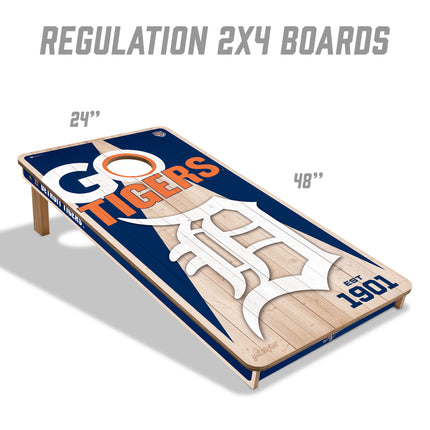 Detroit Tigers Cornhole Boards 2x4