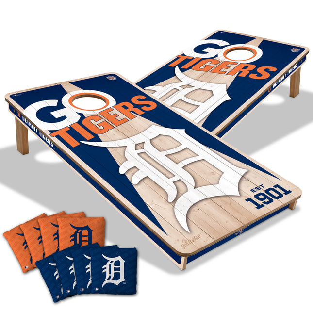 Detroit Tigers Cornhole Boards 2x4