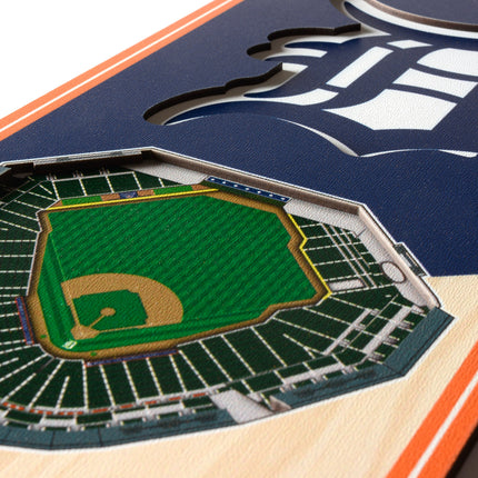 Detroit Tigers 3D Stadium 6x19 Banners